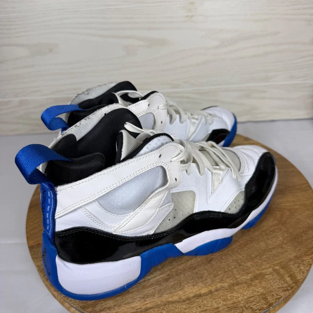 Jordan Jumpman Two Trey Concord Royal White Black Blue DO1925-140 Mens Size 12